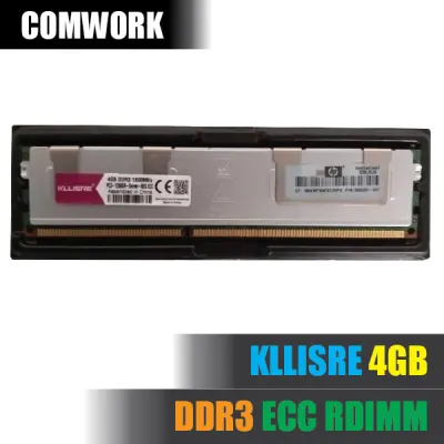 แรม KLLISRE 4GB 1600MHz DDR3 ECC RDIMM REG REGISTERED RAM X58 X79 X99 C602 MAC PRO WORKSTATION SERVER DELL HP COMWORK
