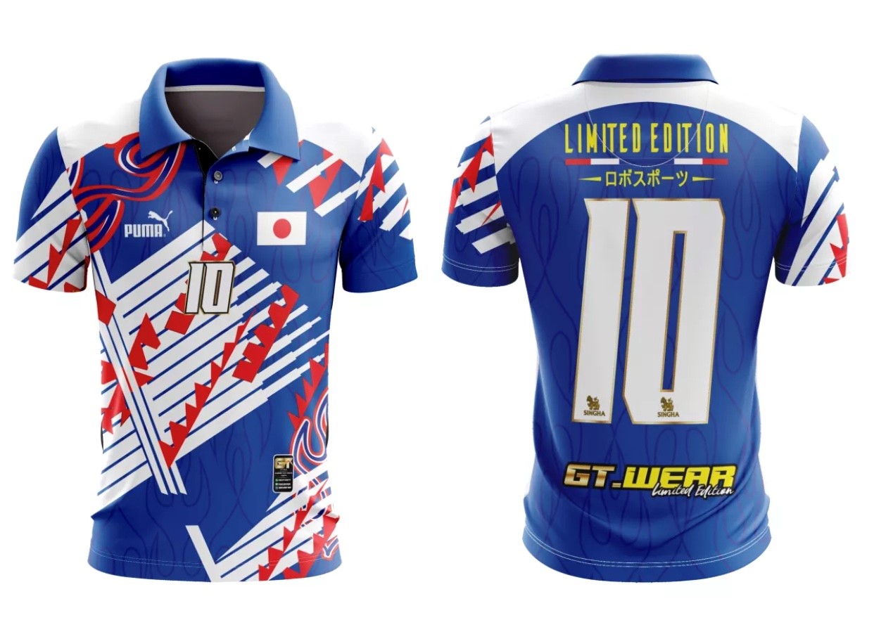 เสื้อพิมพ์ลาย Japan PA เปลี่ยน ชื่อ เบอร์ โลโก้ ฟรี