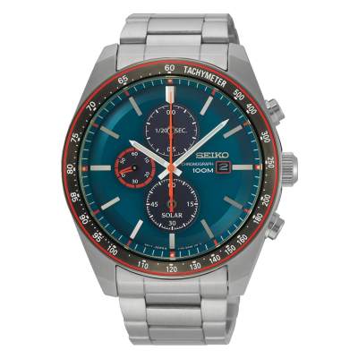 ดูภาพ Karnvera Shop นาฬิกาข้อมือผู้ชาย Seiko Solar SSC717P1 Chronograph Tachymeter Men's Watch <br/>เพิ่มเติม Karnvera Shop นาฬิกาข้อมือผู้ชาย Seiko Solar SSC717P1 Chronograph Tachymeter Men's Watch