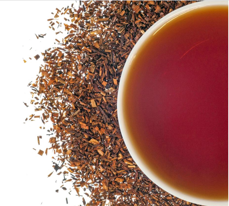 ชารอยบอส Pure Rooibos Red Herbal Tea - African Red Bush Loose Leaf Tea - High in Antioxidants - Relax - Detox - Low Blood Pressure - Kids Welcome - Caffeine-Free - Organically Grown