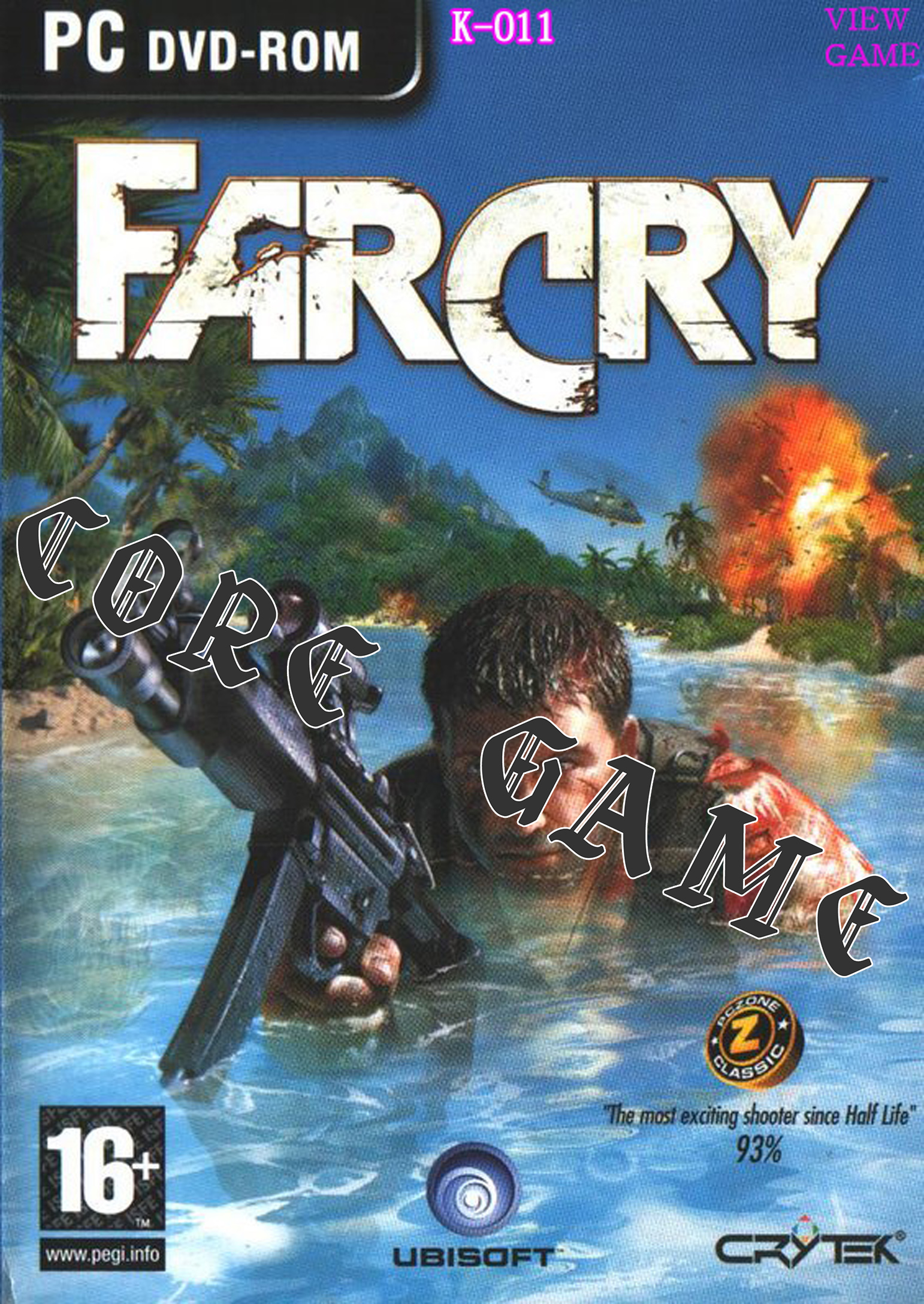 far cry 1 แผ่นเกมส์ เกมส์คอมพิวเตอร์  PC โน๊ตบุ๊ค