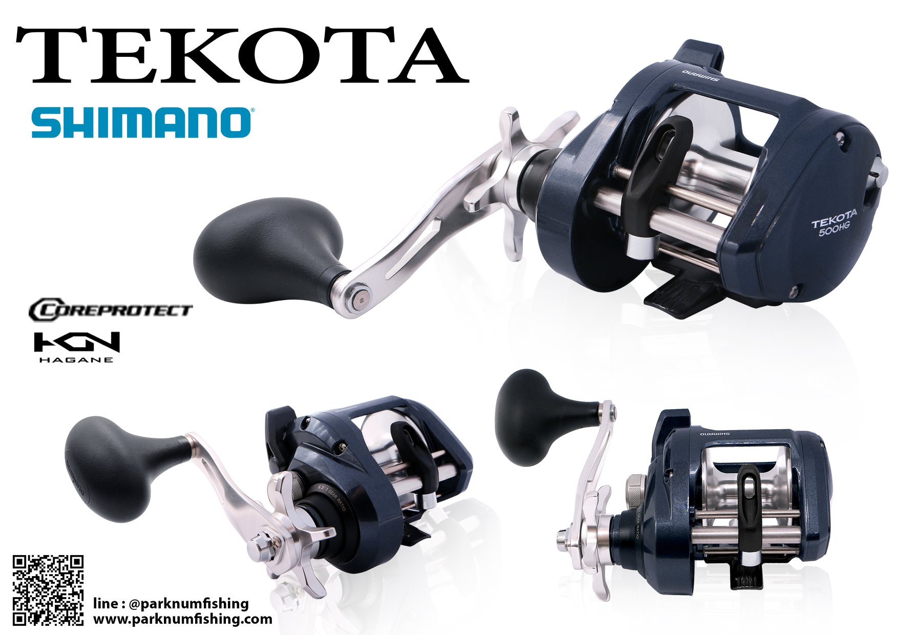 Máy câu Shimano Tekota 301HG LC và 300HG LC