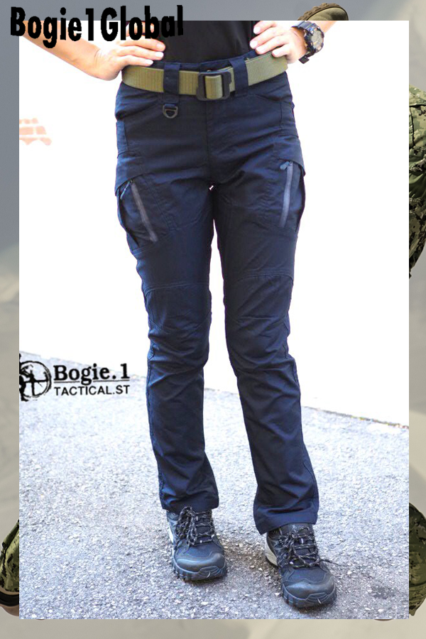 Bogie.1 กางเกงยุทธวิธี กางเกงทหาร กางเกงคาร์โก้ ผ้ายืด เนื้อนิ่ม ใส่สบาย ทรงสวย รุ่นIX9 (มี 2 สี กรมท่า และสีครีม)