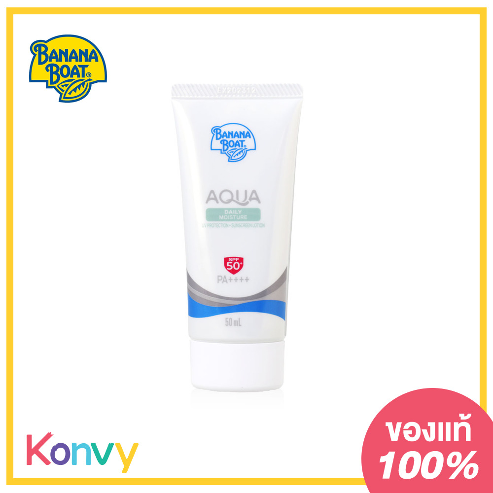Banana Boat Aqua Daily Moisture UV Protection Sunscreen Lotion SPF50+/PA++++ 50ml