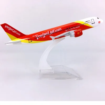 Vietjetair.com Airbus A320 16cm Alloy Metal Model Airplane