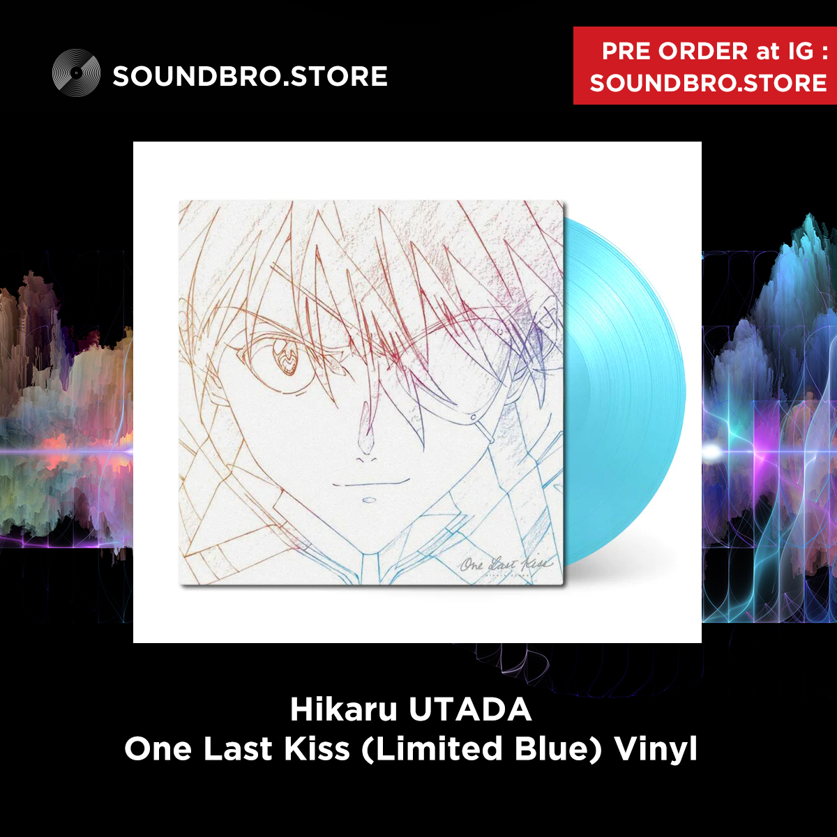 [พร้อมส่ง 2 แผ่น] แผ่นเสียง ใหม่ ซีล Hikaru Utada One Last Kiss