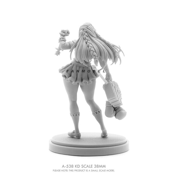 38MM Resin model kits figure beauty colorless and selfassembled A538
