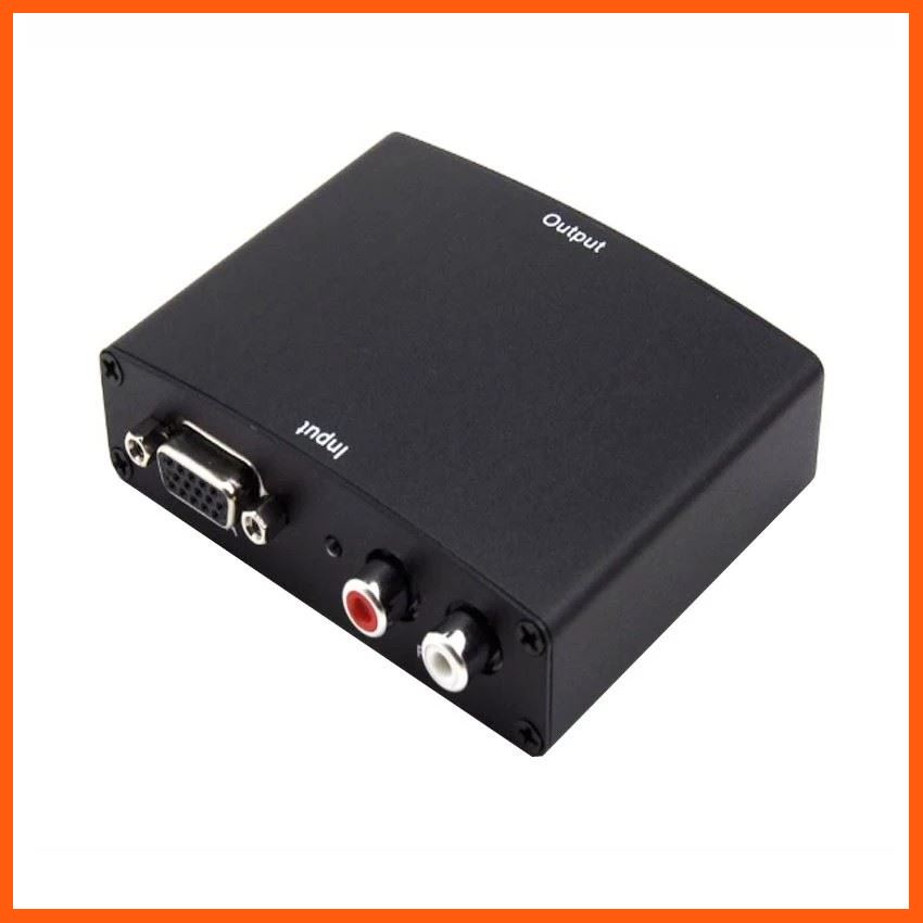 Best Quality VGA TO HDMI full hd with audio converter box มีเสียงด้วย อุปกรณ์คอมพิวเตอร์ Computer equipment สาย USBอุปกรณ์ไฟฟ้าElectrical equipment โคมไฟ The lamp อะไหล่คอมและเครื่องใช้ต่างๆ Computer parts and appliances
