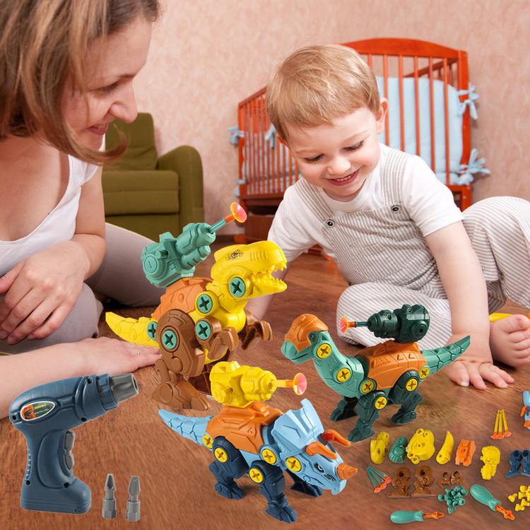Dinosaur Building Toys, DIY Coloring Snap Together Uzbekistan
