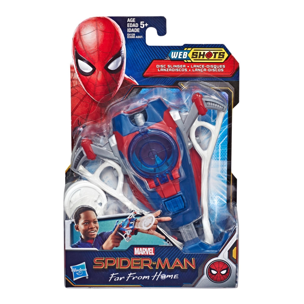 ของเล่น ถุงมือ สไปเดอร์ แมน มาร์เวล ของแท้ 50ex Spider-Man Web Shots Disc Slinger Blaster