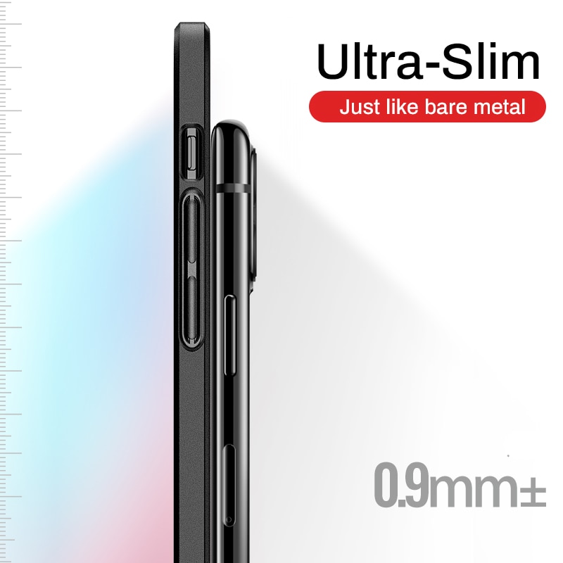 Luxury Matte Shockproof Hard PC Case For iPhone 14 pro 13 12 11 Pro MAX 14Plus Simple Ultra Thin Back Cover Capa