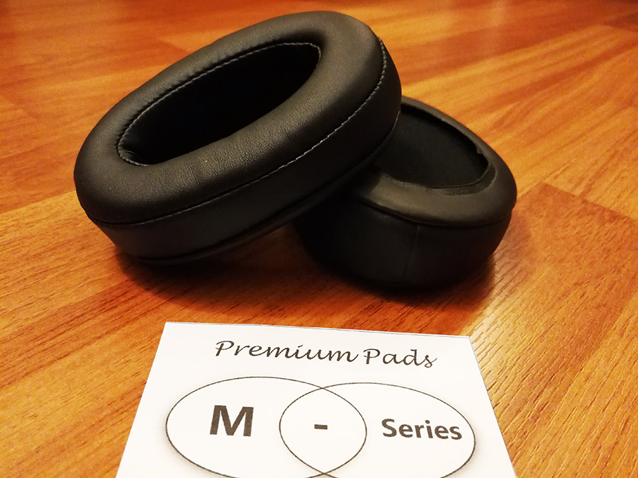 Premium Pads M-Series ของแท้ Earpad เอียร์แพดแบบหนานุ่มพิเศษสำหรับหูฟัง Audio Technica Ath M20x M30x M40x M50x