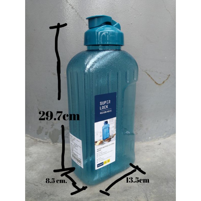 ลดราคาพิเศษ ขวดน้ำSuper Lock 2.1ลิตร (no.5210) ราคาถูก โปรโมชั่นพิเศษ ขวดน้ำพลาสติกแบบพกพา ขวดน้ำ2ลิตร ขวดน้ำกันลืมดื่มน้ำ ขวดน้ำขนาดใหญ่ 2 liter
