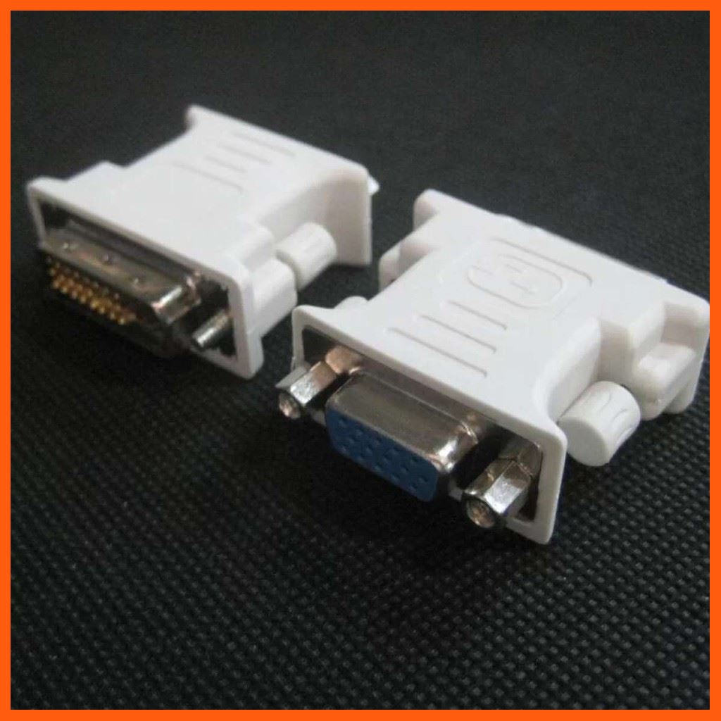 Best Quality หัวแปลง DVI 24+5 เป็น VGA DVI TO VGA อุปกรณ์เสริมรถยนต์ car accessories อุปกรณ์สายชาร์จรถยนต์ car charger อุปกรณ์เชื่อมต่อ Connecting device USB cable HDMI cable