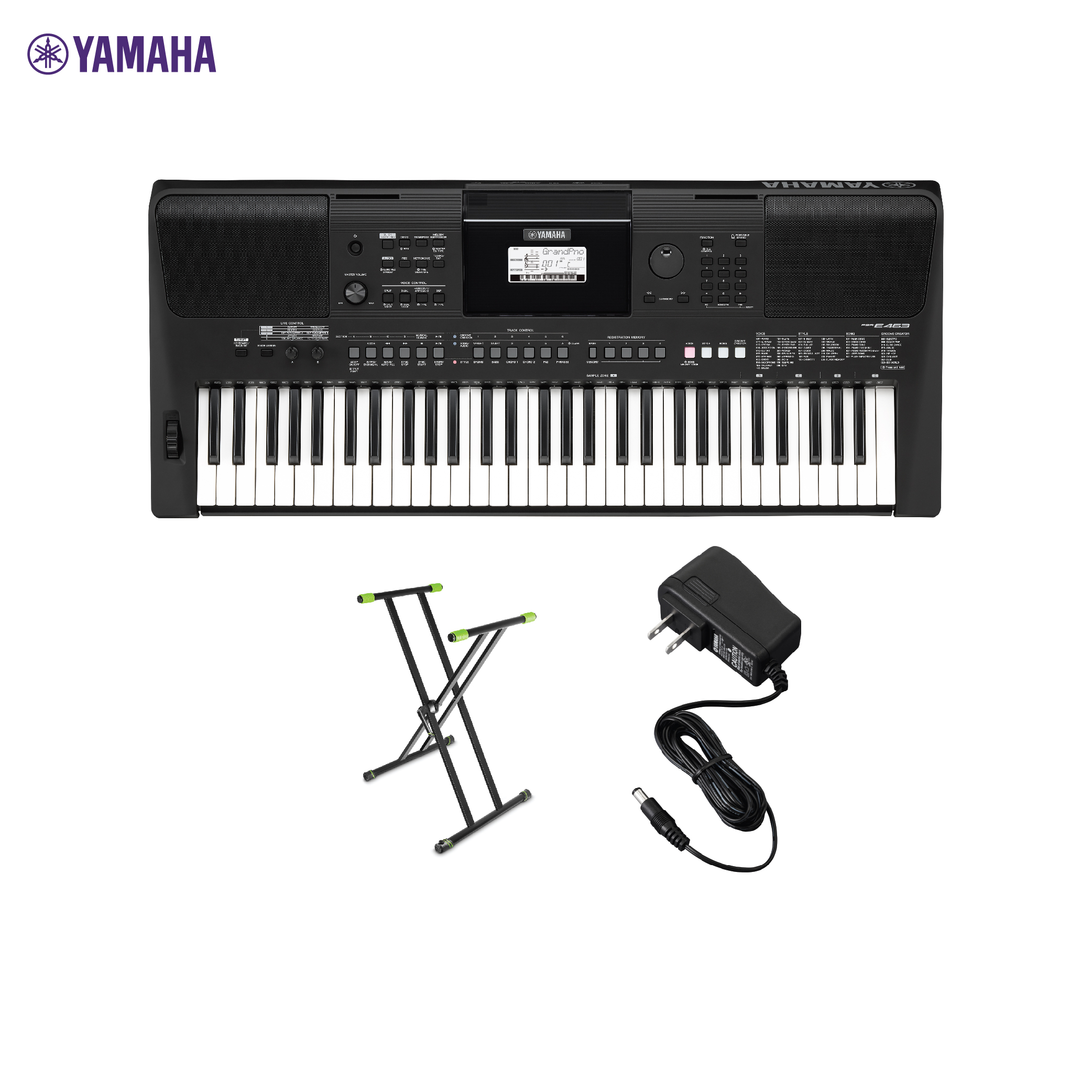 YAMAHA PSR-E463 //Y Portable Keyboard คีย์บอร์ดไฟฟ้า รุ่น PSR-E463 //Y