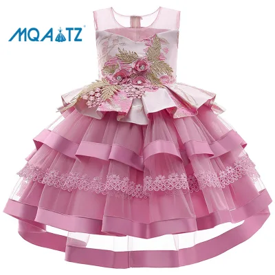 [MQATZ 2021 Summer Flower Kids Cake Dress For Girl Children Costume Prom Party Lace Princess Dresses Girls Vestido Embroidery Gown Children Clothes 3-10 Years L5241,MQATZ 2021 Summer Flower Kids Cake Dress For Girl Children Costume Prom Party Lace Princess Dresses Girls Vestido Embroidery Gown Children Clothes 3-10 Years L5241,]