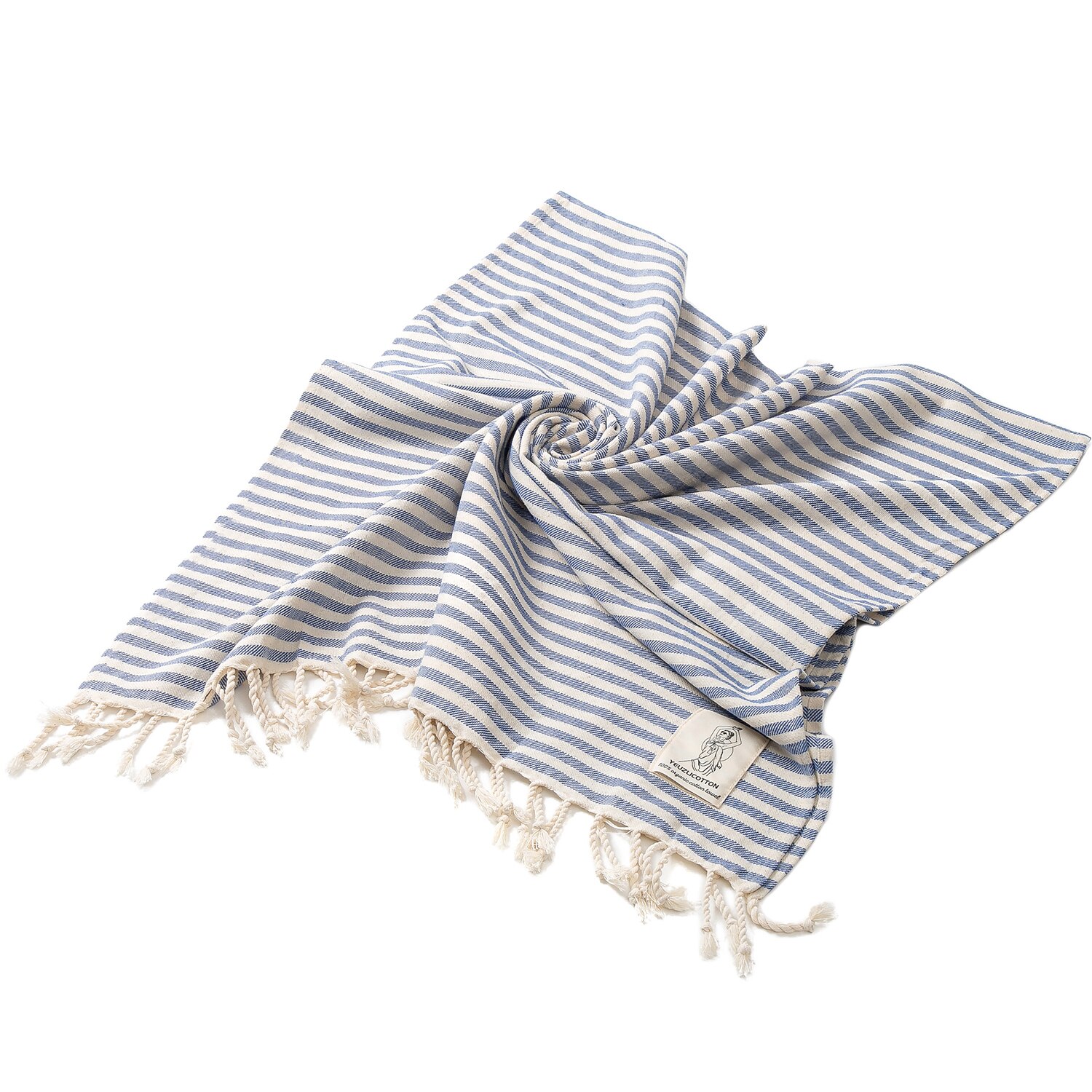 Yeuzlicotton hot sale luxury striped tassel 100% cotton sauna spa bath towel for home 100*180cm travel turkish large beach twoel