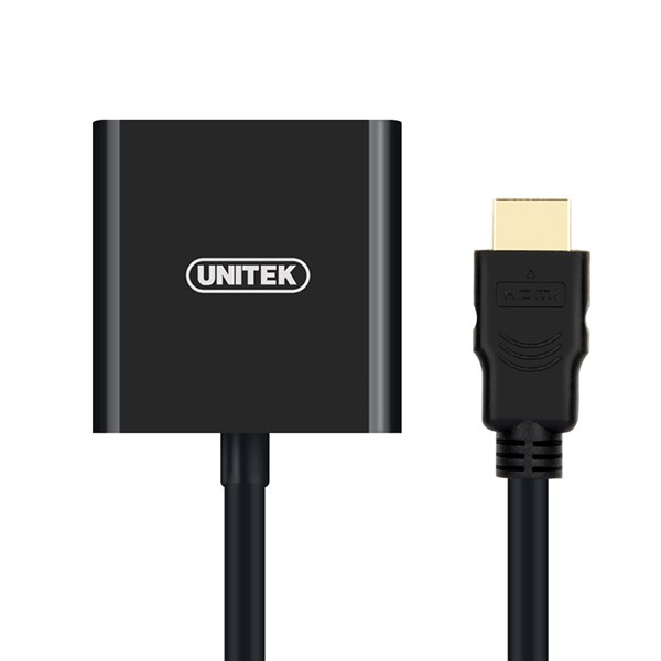 SALE HDMI to VGA Converter with Audio รหัส Y-6333 #คำค้นหาเพิ่มเติม คีย์บอร์ดเกมมิ่ง Keybord EGA RGB USB เข้าสายตัวเมีย DisplayPort