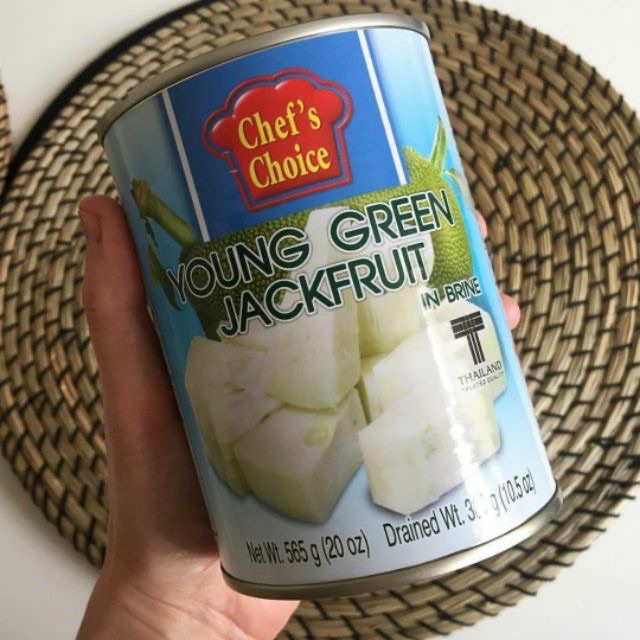 ขนุนอ่อนในน้ำเกลือ ( Young Green Jackfruit in Brine ) : ตรา Chef's Choice