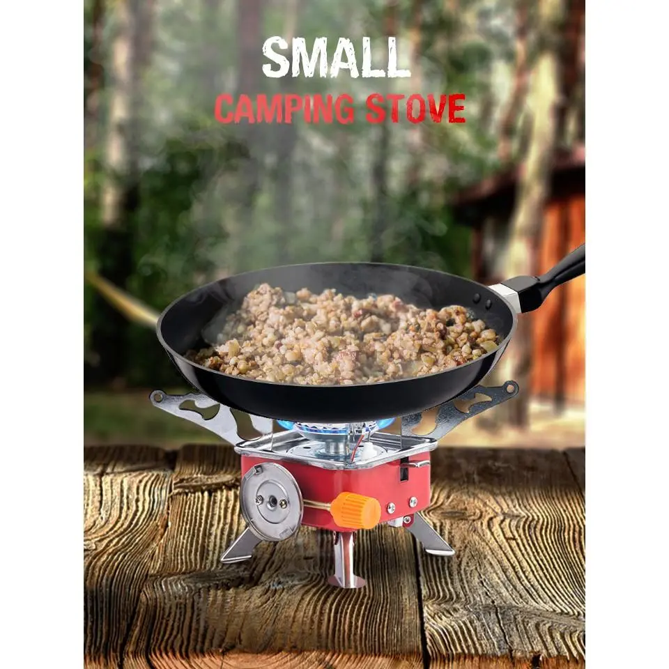 สุดค้ม เตาแก๊สพกพา เตาแก๊สปิคนิค ชุดเตาแก๊สพกพา Small Camping Stove