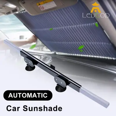 LEVTOP Car Sunshade Automatic Car Windshield Foldable Sun Shade Sunscreen Adjustable Sunshade for Sun Protection Car Windshield Christmas Gift