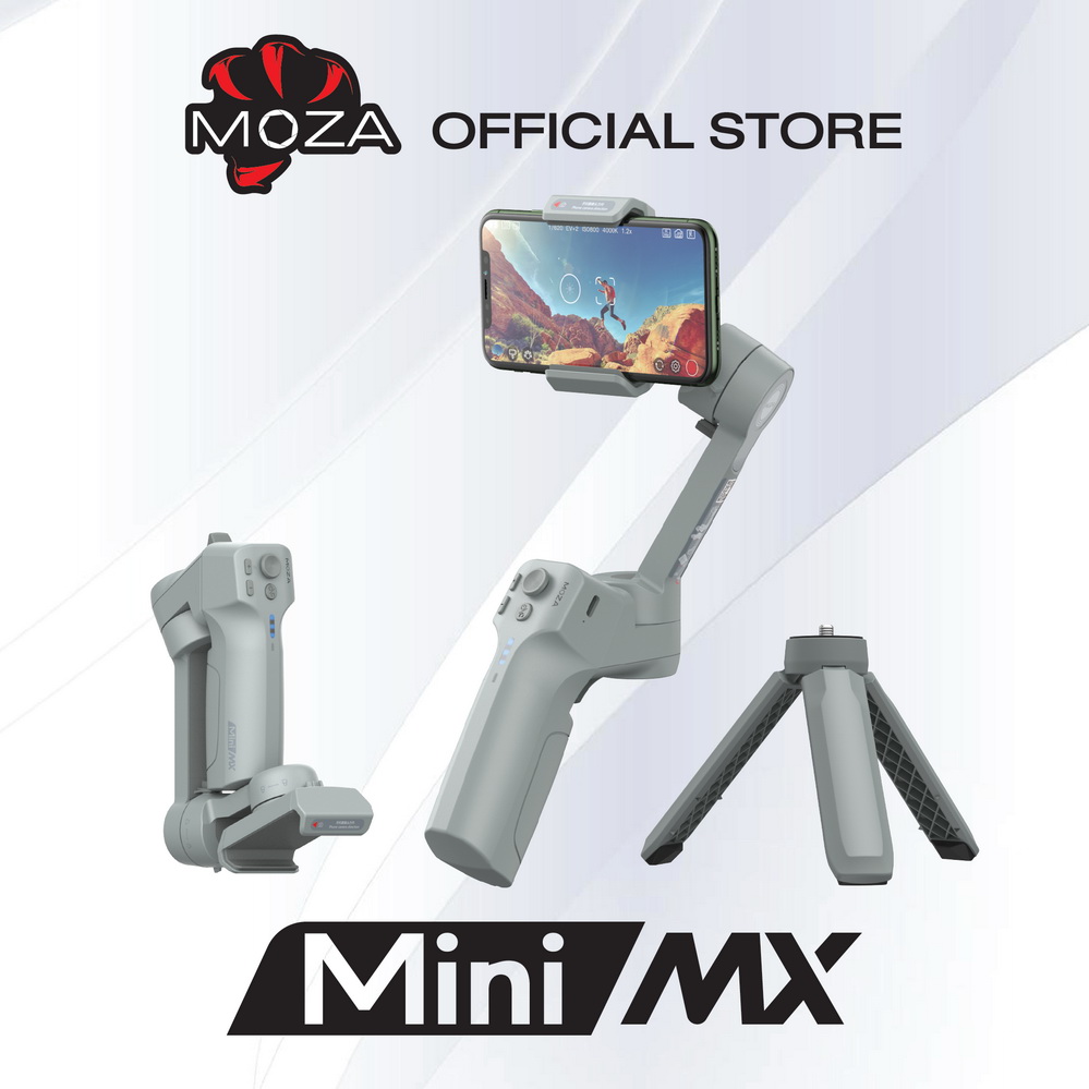 MOZA Mini MX ไม้กันสั่น 3 แกน พับได้ สำหรับมือถือ SmartPhone (ประกันศูนย์ไทย 1 ปี) Cover 2 Pro