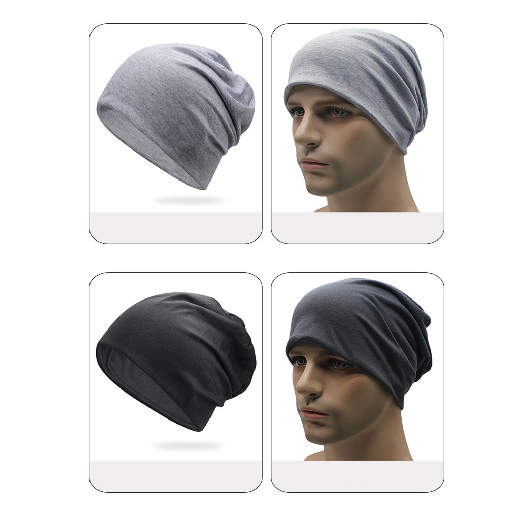 Cappello Invernale Morbido E Sottile - Berretto Slouchy A Tesa Stretta In Jersey Di Poliestere - Calotta Elasticizzata Per Uomo E Donna - Nero