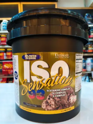 Ultimate Nutrition ISO Sensation 93 5lbs เวย์โปรตีน เพิ่มกล้ามเนื้อ ลดไขมัน รับประกันของแท้ 100% มีหน้าร้านสามารถให้คำปรึกษาได้
