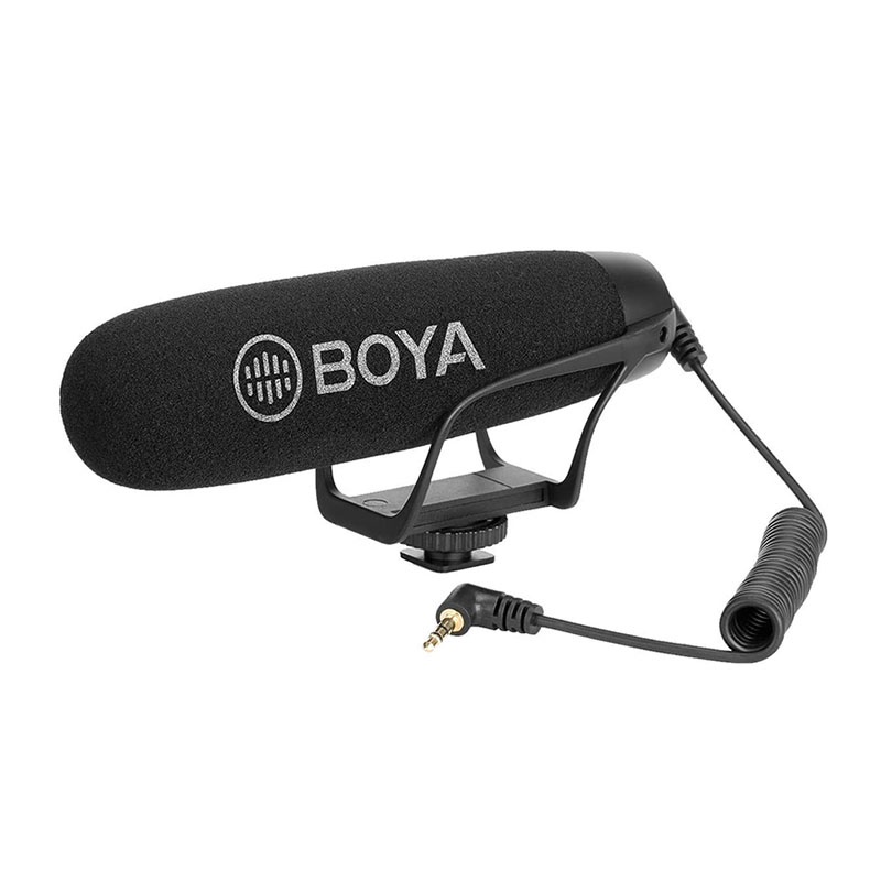 Boya by-bm2021 super cadioid microphone ไมโครโฟน ไมค์บันทึกเสียง ไมค์ติดกล้อง ไมค์มือถือ