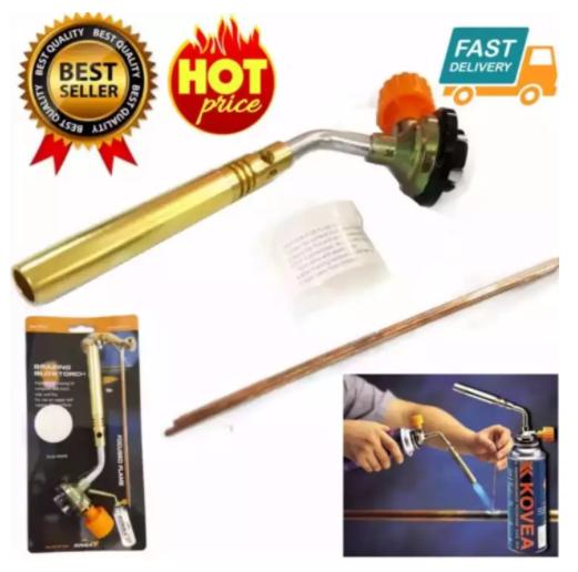 KOVEA Brazing Gas Torch KT-2104 หัวพ่นไฟเอนกประสงค์ หัวเชื่อมทองเหลือง เชื่อมท่อแอร์ เชื่อมท่อทอแดง สำหรับช่างแอร์ หัวพ่นไฟ หัวพ่นแก๊ส