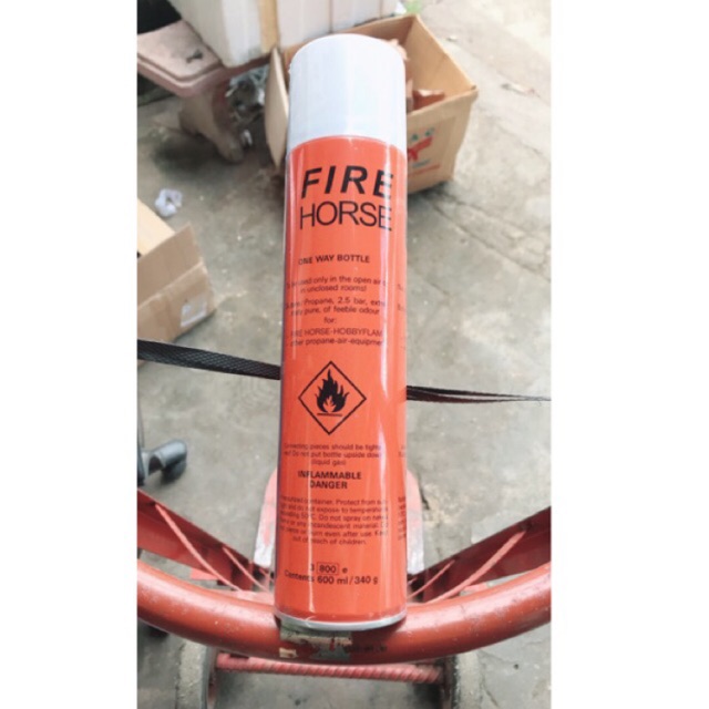 สุดคุ้ม   แก๊สกระป๋องส้ม FIRE HORSE