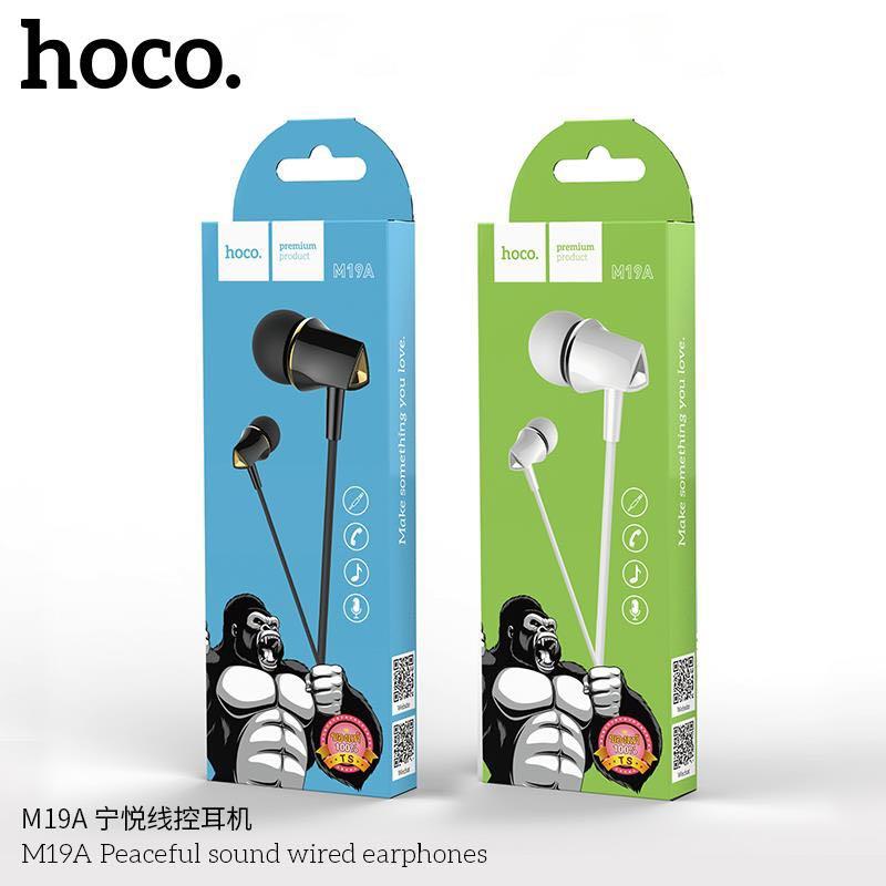 Hoco M19A หูฟัง in-ear หูฟังชนิด 3.5เสียงดี เบสหนัก ของแท้100%