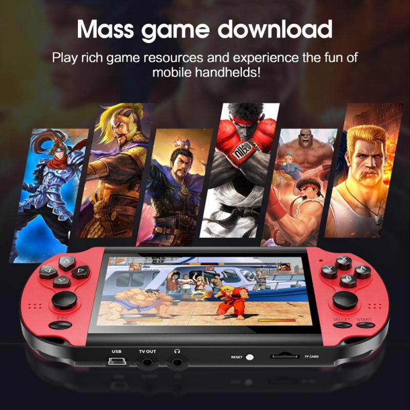 New X1 PLUS Handheld Game Console Built in 1000-Classic Games Portable Mini Video Game Consoles 4.3 Inch Handheld Game Players