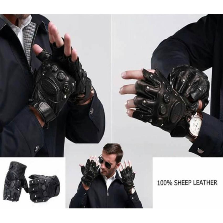 PARBUF ถุงมือ MECHANIX ครึ่งนิ้ว ถุงมือขับรถ SIZE M G.035 ถุงมือขับรถ  ถุงมือขับรถมอไซ ถุงมือขับรถมอเตอร์ไซค์ ถุงมือขับรถบิ๊กไบท์ ถุงมือขับรถวิบาก ของแท้