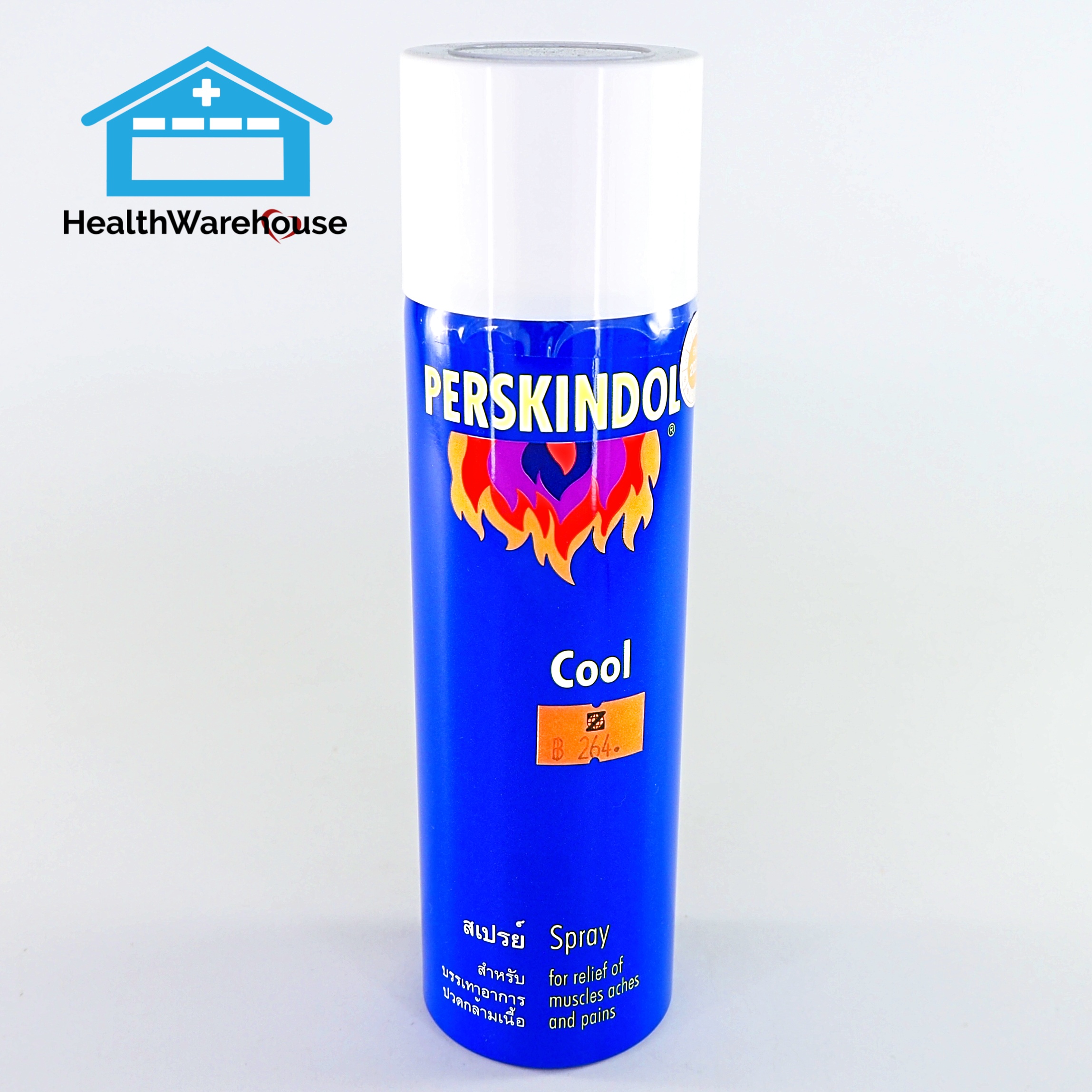 Perskindol Cool Spray 250 mL เพอสกินดอล คูล สเปรย์ สูตรเย็น 250 มล สเปรย์บรรเทาอาการปวดข้อและกล้ามเนื้อ สูตรเย็น