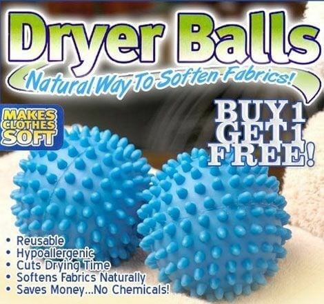 Dryer Balls ลูกบอลซักผ้าถนอมผ้ามหัศจรรย์