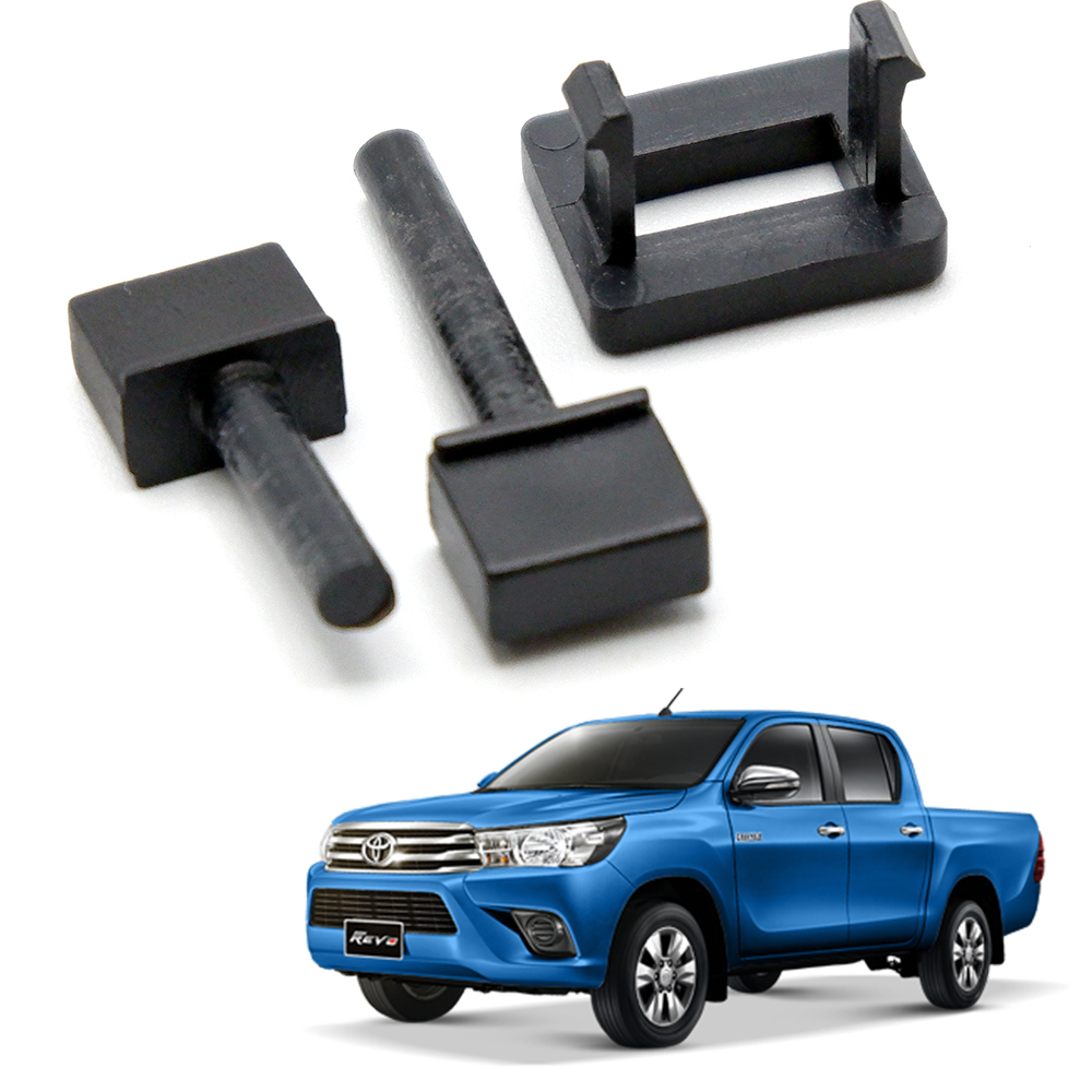 ชิปล็อค Shift Lock Type A สำหรับ เกียร์ออโต้ จำนวน 1ชิ้น สีดำ Toyota Hilux Revo Fortuner โตโยต้า รีโว่ ไฮลัก ฟอร์จูนเนอร์ 2ประตู 4ประตู ปี 2015- 2018 สินค้าราคาถูก คุณภาพดี  Shift Lock Black Knob Button Press Switch Change Gear