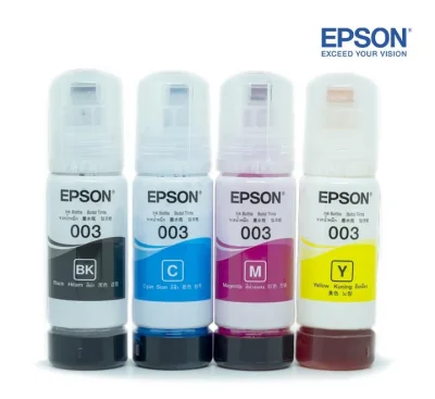 EPSON INK 003 FOR L3110 L3150 ORIGINAL 1SET 4 COLOUR (NOBOX)