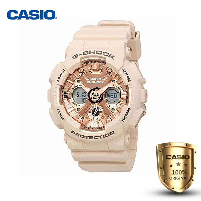 Casio G-Shock นาฬิกาข้อมือผู้หญิง สายเรซิ่น รุ่น สายเรซิ่น รุ่น GMA-S120MF-4A