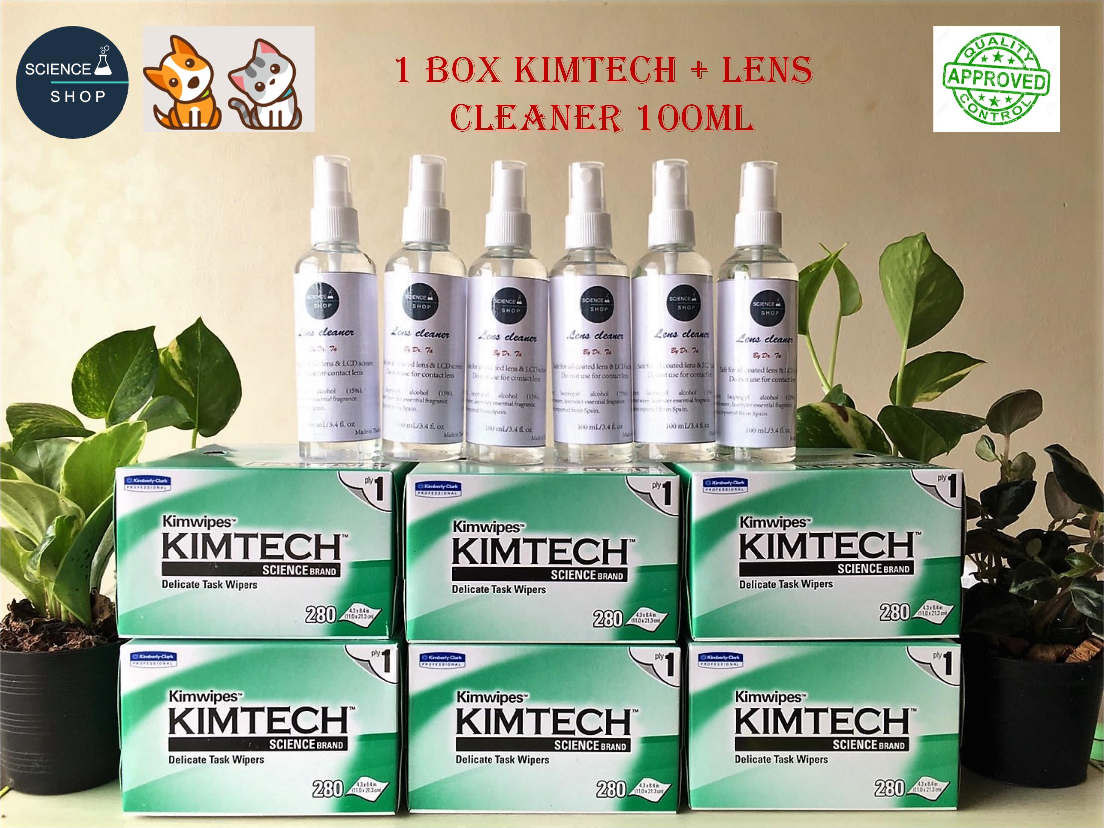 Kimtech® Science™ Kimwipes™ Delicate Task Wipers + Lens cleaner 100 mL