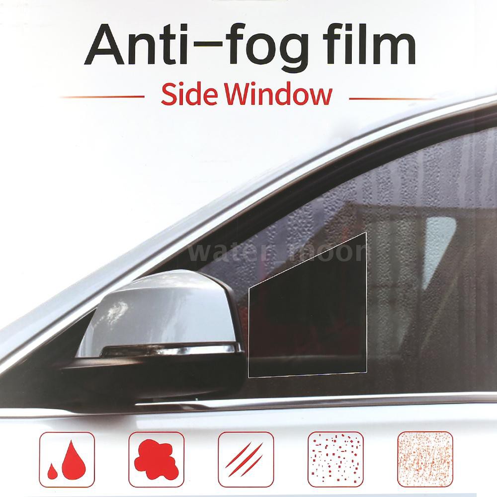 【QP】20 *17.5cm Anti Fog Film Waterproof Car Side Window Film Universal