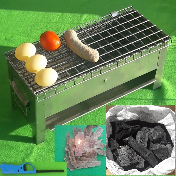 BBQ Smoker Box Wood Chips for Outdoor Charcoal Gas Barbecue Grill Meat