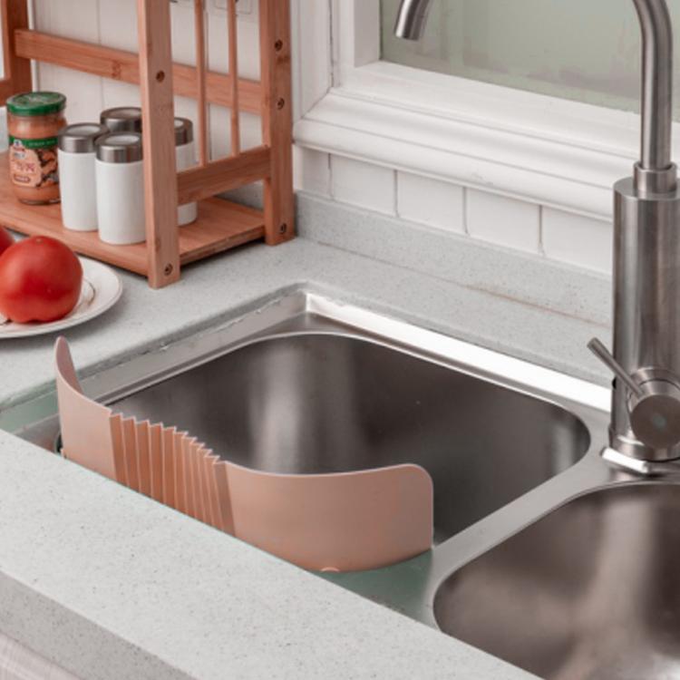 Silicone Water Splash Guard for Sink Kitchen Island Sink Folding Guards