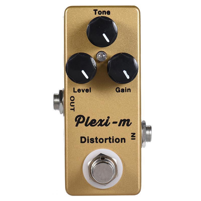 Mosky Plexi-M Đàn Guitar Điện Biến Dạng Tác Dụng Bàn Đạp Phần Guitar Vỏ Bằng Kim Loại True Bypass