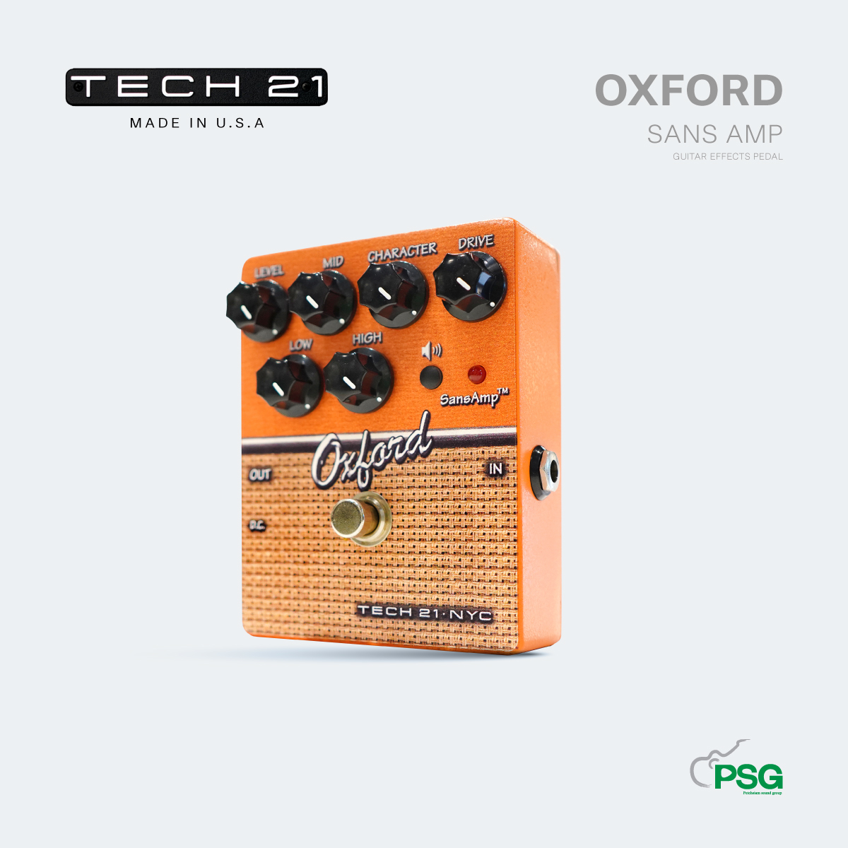 美品】TECH21 Oxford オーバードライブ orange アンプシミュレーター 0