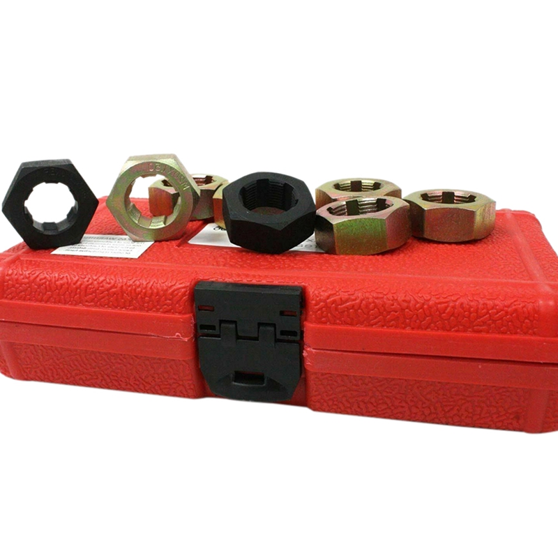 8Pc Axle Spindle Fractional & Metric Rethreading Set Rethreader Die