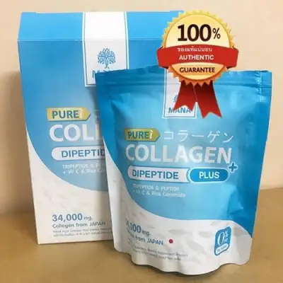 MANA PURE Collagen Di-peptide มานา คอลลาเจน ไดเปปไทด์ Mana Purei Collagen 35g (1 กล่อง )