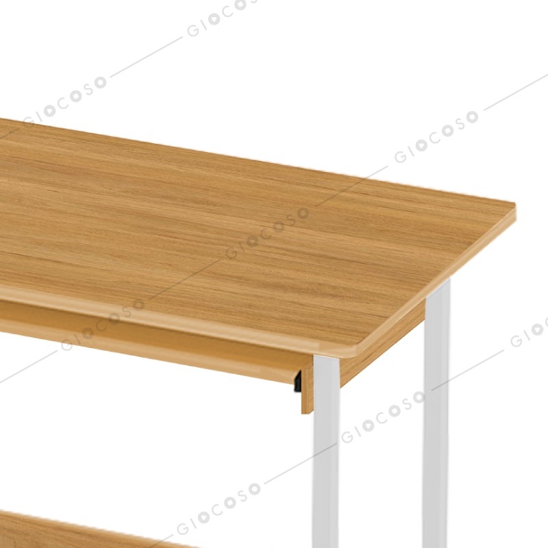 GIOCOSO โต๊ะคอมพิวเตอร์ โต๊ะคอม โต๊ะทำงาน ขนาด 120 x 45 x 72 เซนติเมตร โต๊ะคอมพิวเตอร์พร้อมลิ้นชัก 2 ชั้น มีที่วางคีย์บอร์ด รุ่น B2394/2395