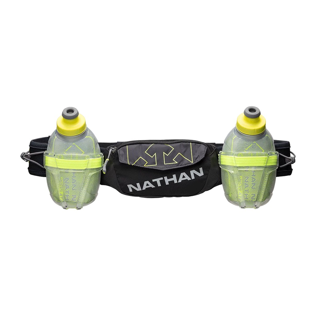 Nathan TrailMix Plus Insulated 2 Hydration Belt กระเป๋าคาดเอว มีขวดน้ำเก็บความเย็น ข้างละ 10 oz/300 mL