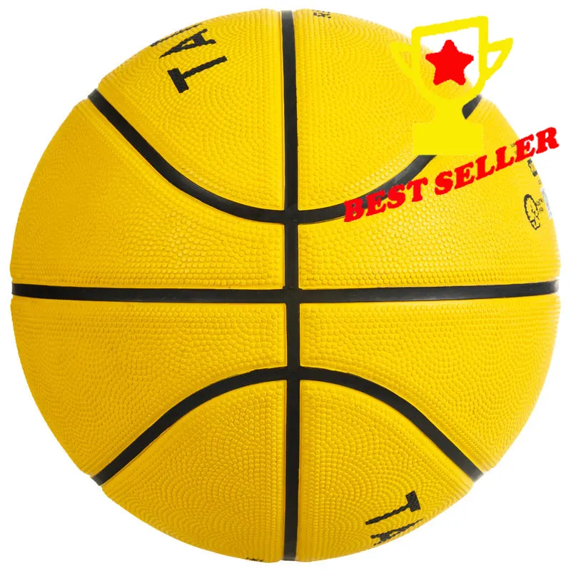 ภาพสินค้าลูกบาส ลูกบาสเก็ตบอลเบอร์ 5 ️สูบลมพร้อมใช้งาน ทนทาน   สินค้าแท้ 100%    Basketball Beginners' Size 5 Stronger Beginners' Size 5 (Up To 10 Years Old) - Yellow จากร้าน 42 Shop Best Seller. บน Lazada ภาพที่ 4